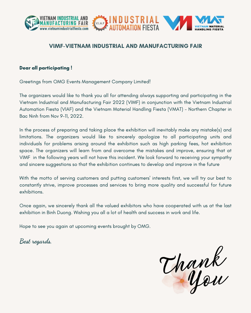  Thank you letter VIMF 2022